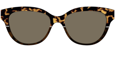 The Polarized Chic Tortoise Split Sun Top - Front Top Thumbnail - Pair Eyewear