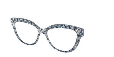 The Christmas Town Snow Globe with Holographic Glitter - Angle Top Thumbnail - Pair Eyewear