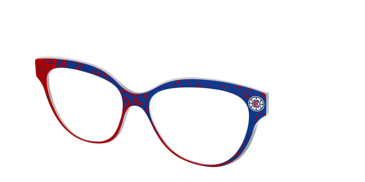 The Clippers Splatter - Angle Top Image - Pair Eyewear