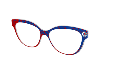 The Clippers Splatter - Angle Top Thumbnail - Pair Eyewear