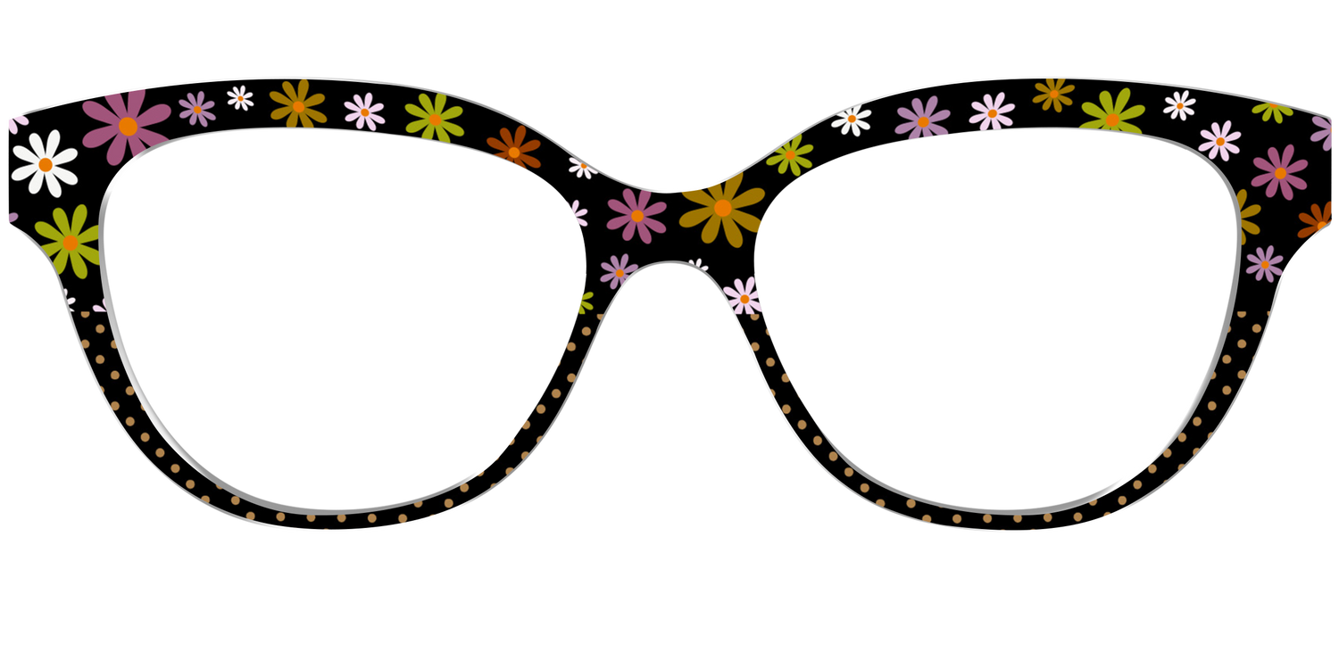 The Daisy Dot Split - Front Top Image - Pair Eyewear