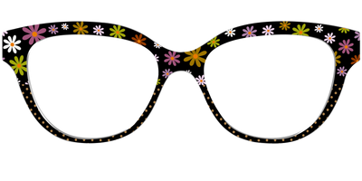 The Daisy Dot Split - Front Top Thumbnail - Pair Eyewear