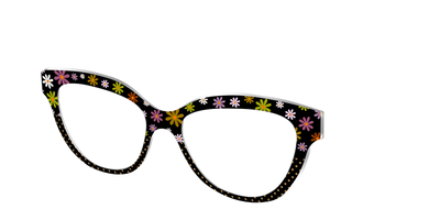 The Daisy Dot Split - Angle Top Thumbnail - Pair Eyewear