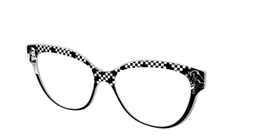Dark Side Checker Split - Angle Top Thumbnail - Pair Eyewear