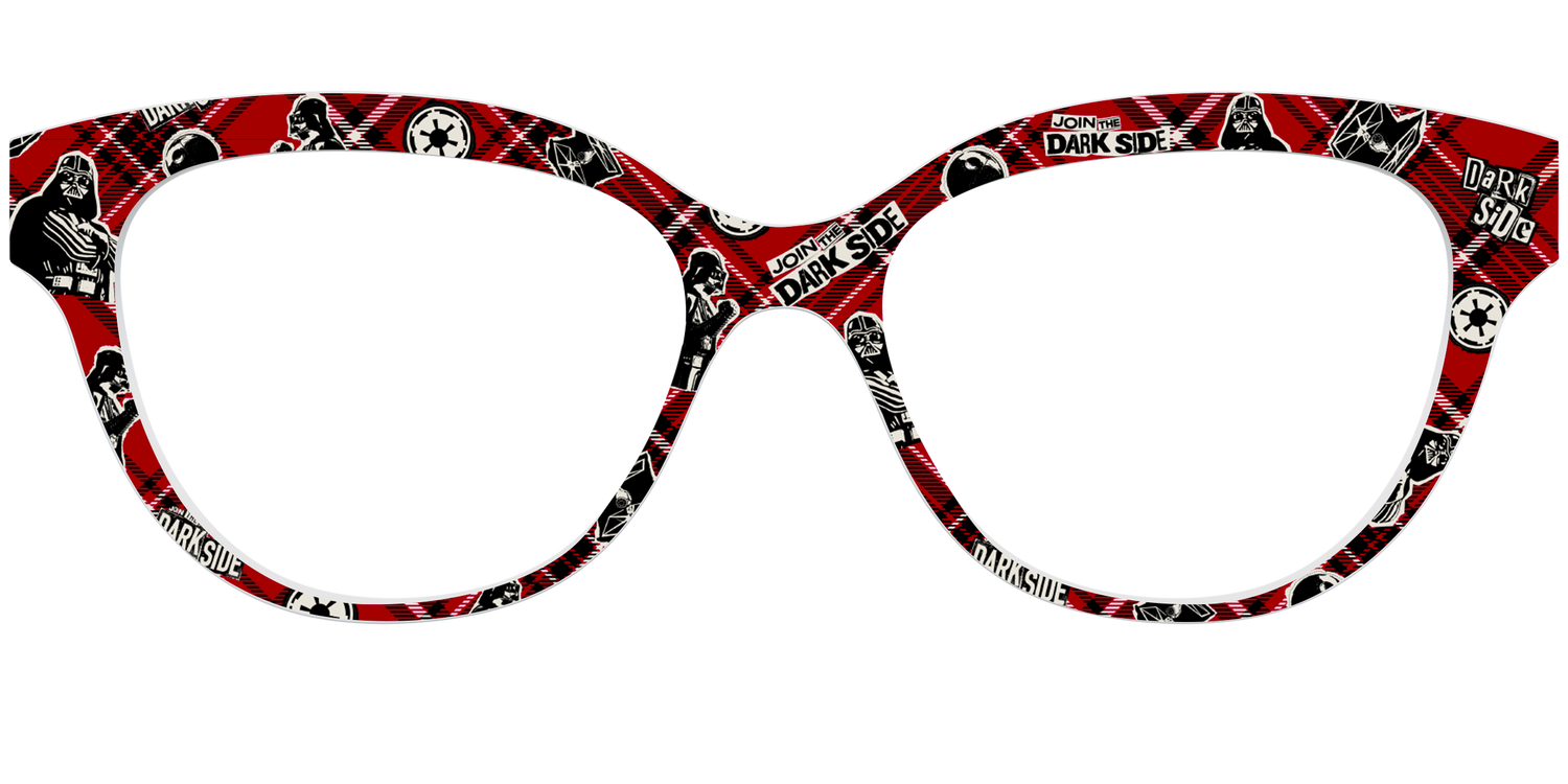 Dark Side Plaid - Front Top Image - Pair Eyewear