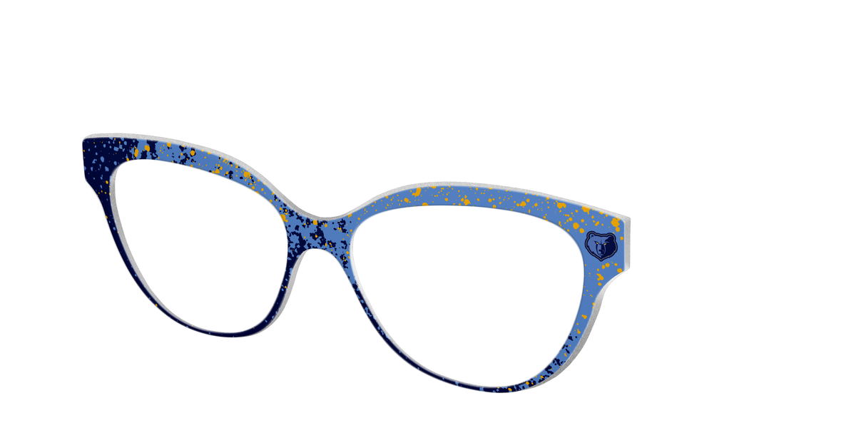 The Grizzlies Splatter - Angle Top Image - Pair Eyewear