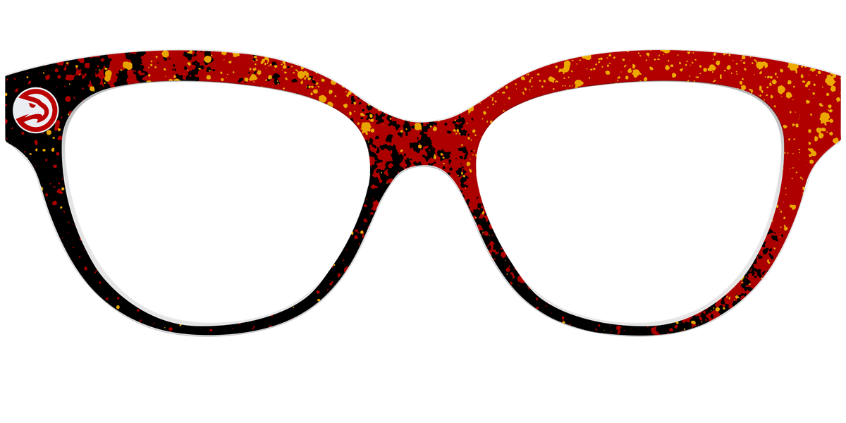 The Hawks Splatter - Front Top Image - Pair Eyewear