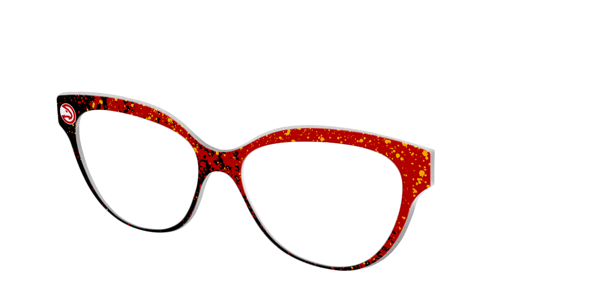The Hawks Splatter - Angle Top Image - Pair Eyewear