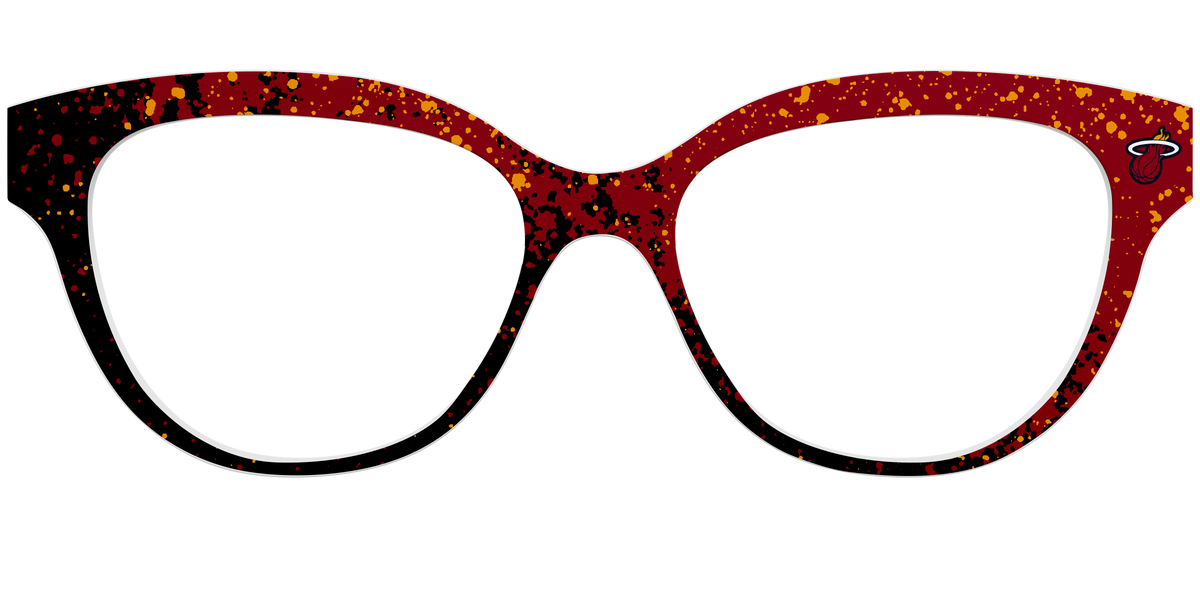 The Heat Splatter - Front Top Image - Pair Eyewear