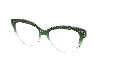 The Holiday Bauble with Foil Crystal - Angle Top Thumbnail - Pair Eyewear