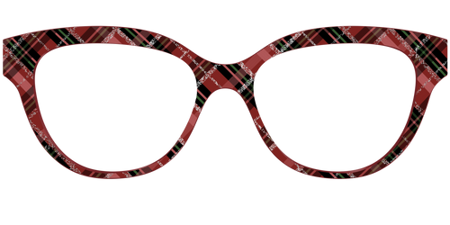 The Holly Plaid with Glitter - Pair Eyewear