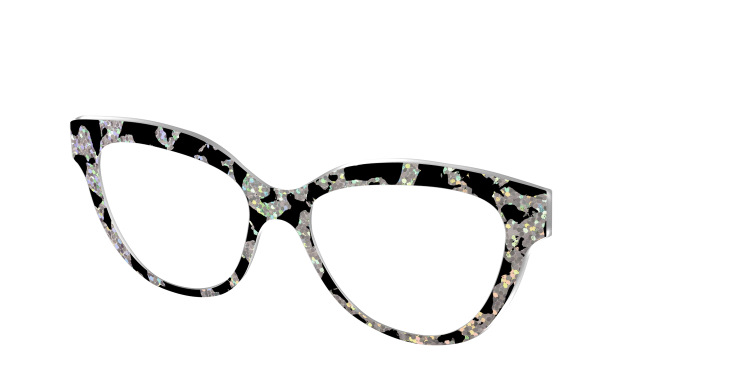 The Holographic Mottled Tortoise - Angle Top Image - Pair Eyewear