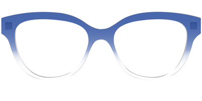 The Indigo Gradient Crystal - Front Top Thumbnail - Pair Eyewear