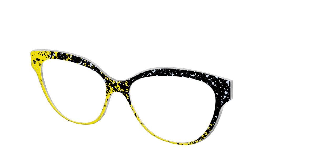 The Jazz Splatter - Angle Top Image - Pair Eyewear