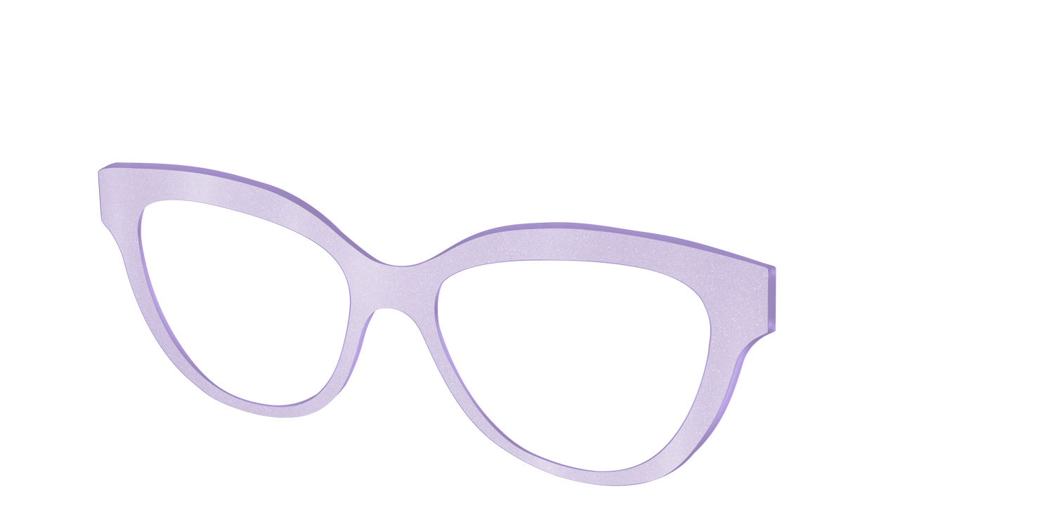 The Lavender Shimmer - Angle Top Image - Pair Eyewear