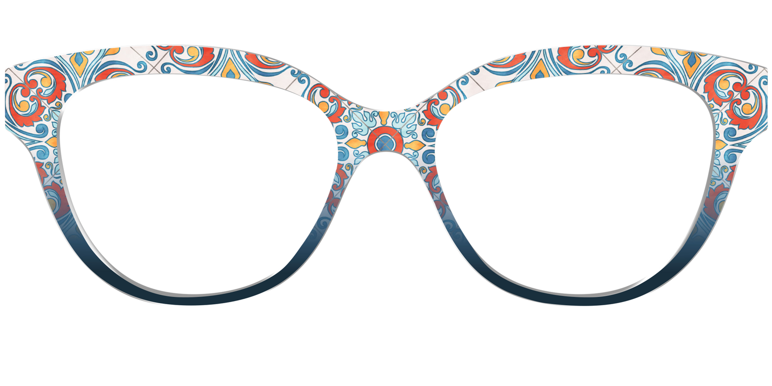 The Mediterranean Tile - Front Top Image - Pair Eyewear