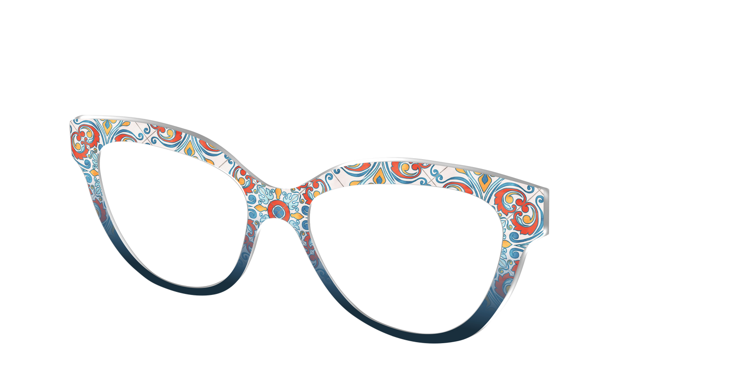 The Mediterranean Tile - Angle Top Image - Pair Eyewear