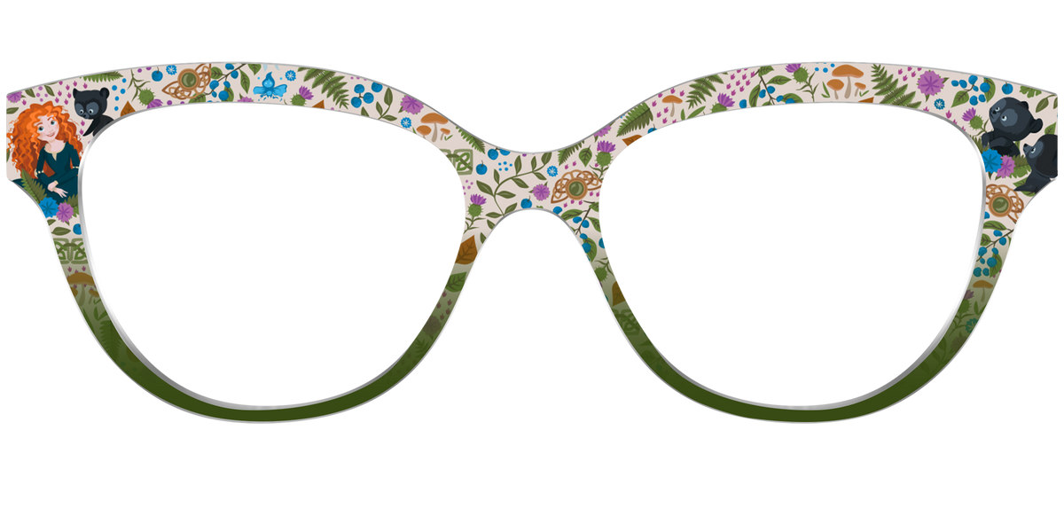 Merida's Brave and Bold Floral - Front Top Image - Pair Eyewear