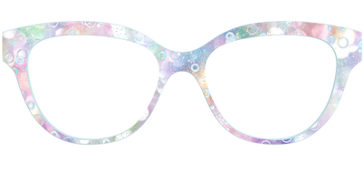 The Mermaid Bokeh with Bubble Glitter - Front Top Thumbnail - Pair Eyewear