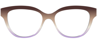 The Mocha to Light Lavender Gradient - Front Top Thumbnail - Pair Eyewear