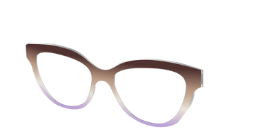 The Mocha to Light Lavender Gradient - Angle Top Thumbnail - Pair Eyewear