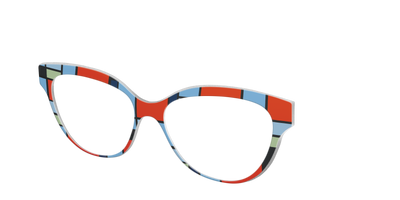 Mondrian Composition - Angle Top Thumbnail - Pair Eyewear