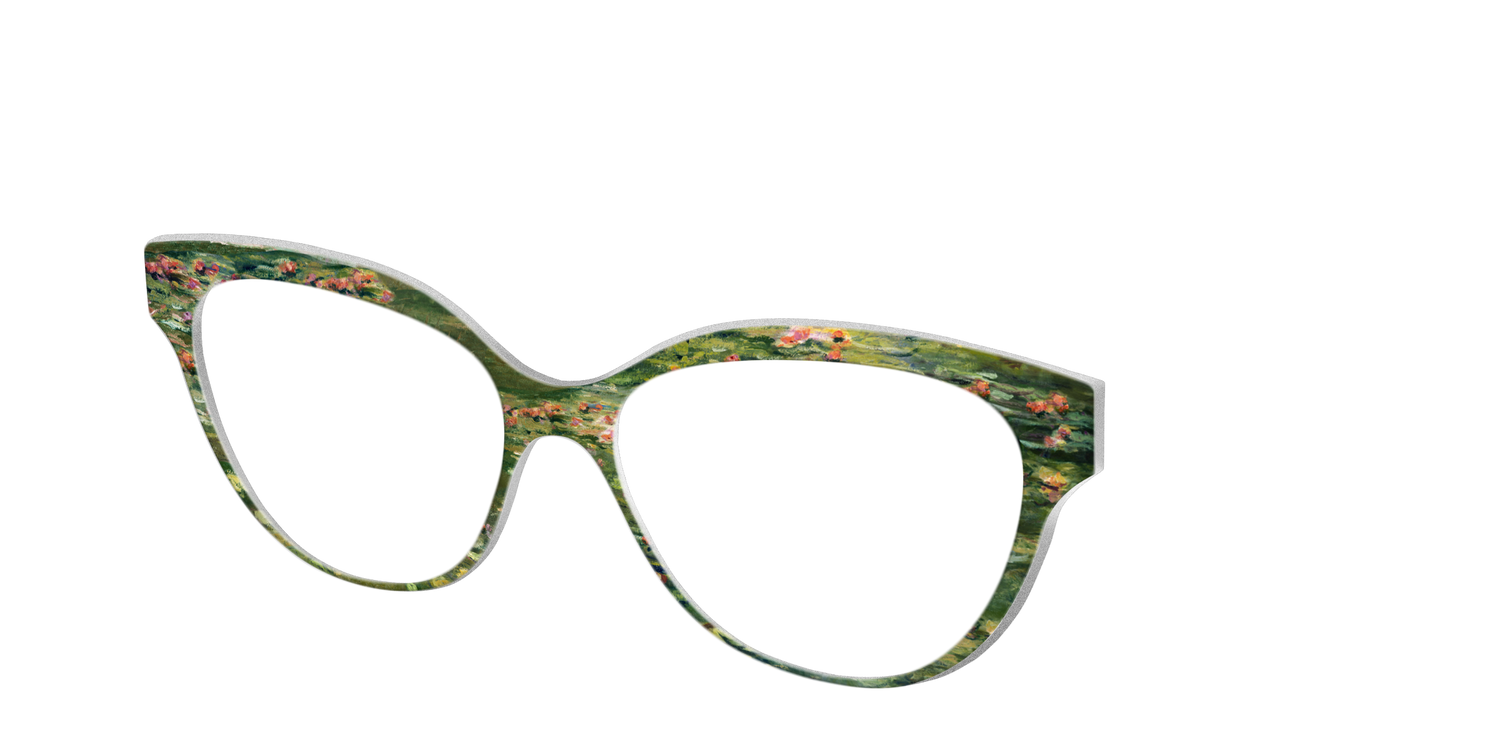 Monet Water Lilies - Angle Top Image - Pair Eyewear