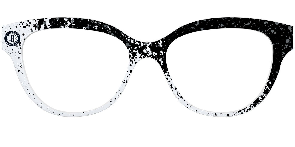 Nets Splatter - Front Top Image - Pair Eyewear