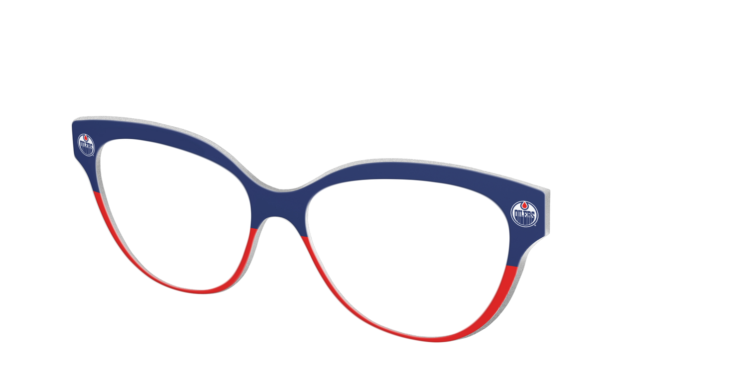 The Oilers® Split - Angle Top Image - Pair Eyewear