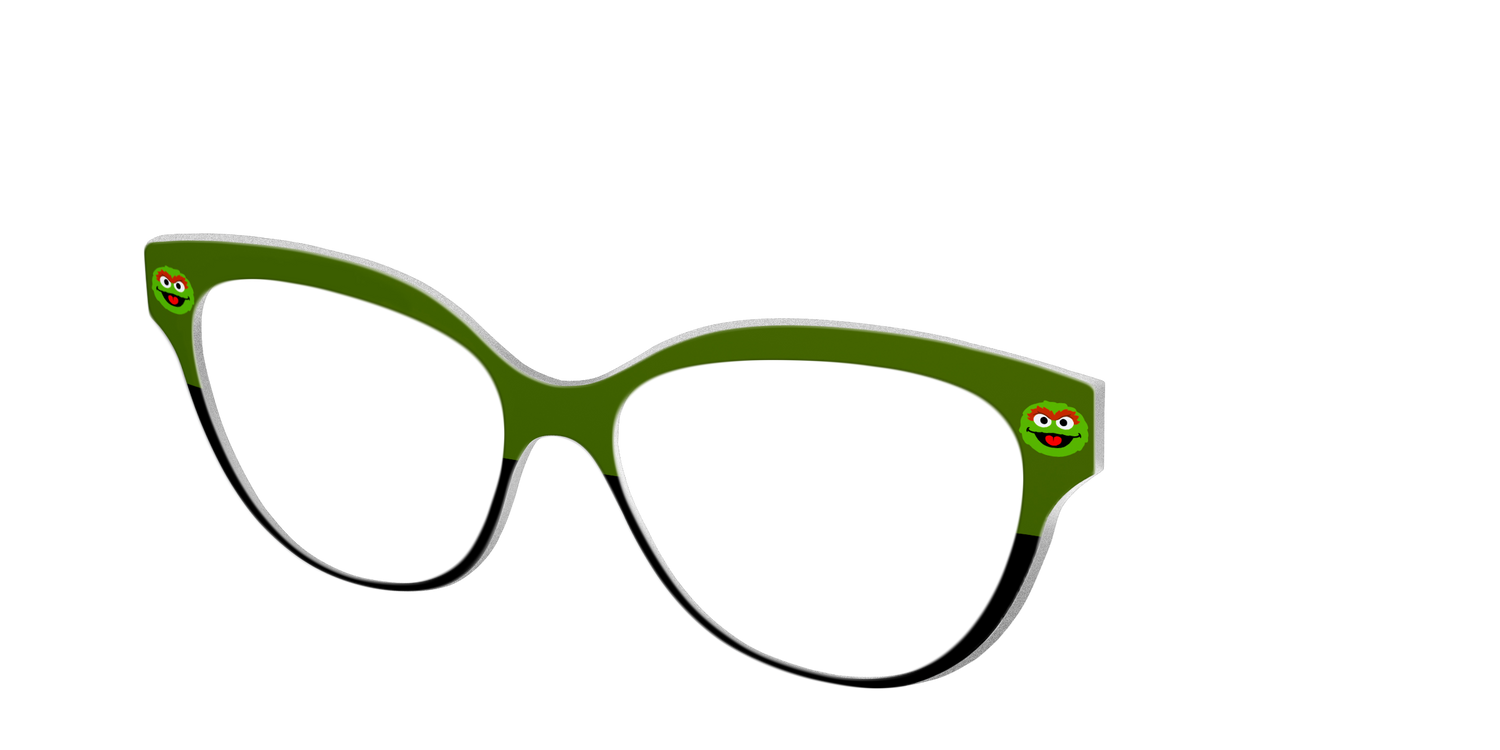 The Oscar the Grouch - Angle Top Image - Pair Eyewear
