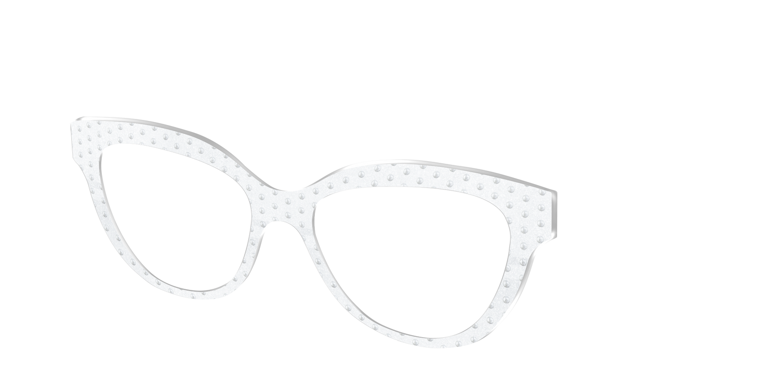 The Pearl Shimmer Polka Dots - Angle Top Image - Pair Eyewear