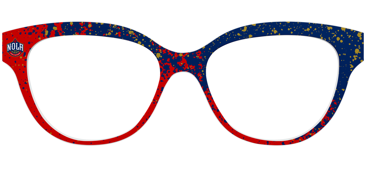 The Pelicans Splatter - Front Top Image - Pair Eyewear