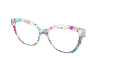 The Pixie Bokeh with Gold Flakes - Angle Top Thumbnail - Pair Eyewear