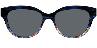 The Polarized Blue Horn Tortoise Sun Top - Front Top Thumbnail - Pair Eyewear