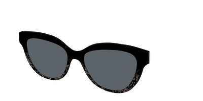 The Polarized Shaded Tortoise Sun Top - Angle Top Thumbnail - Pair Eyewear