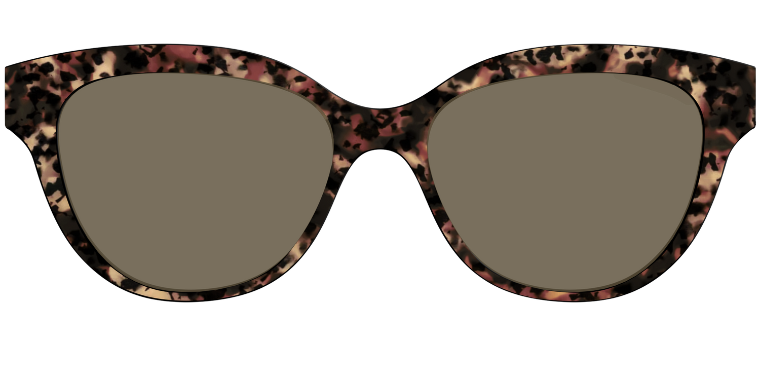 The Polarized Sienna Tortoise Sun Top - Front Top Image - Pair Eyewear
