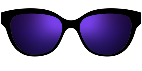 The Polarized Purple Reflective Sun Top - Pair Eyewear