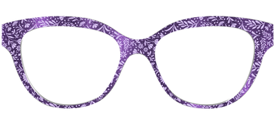 The Purple Shimmer Botanical - Front Top Thumbnail - Pair Eyewear