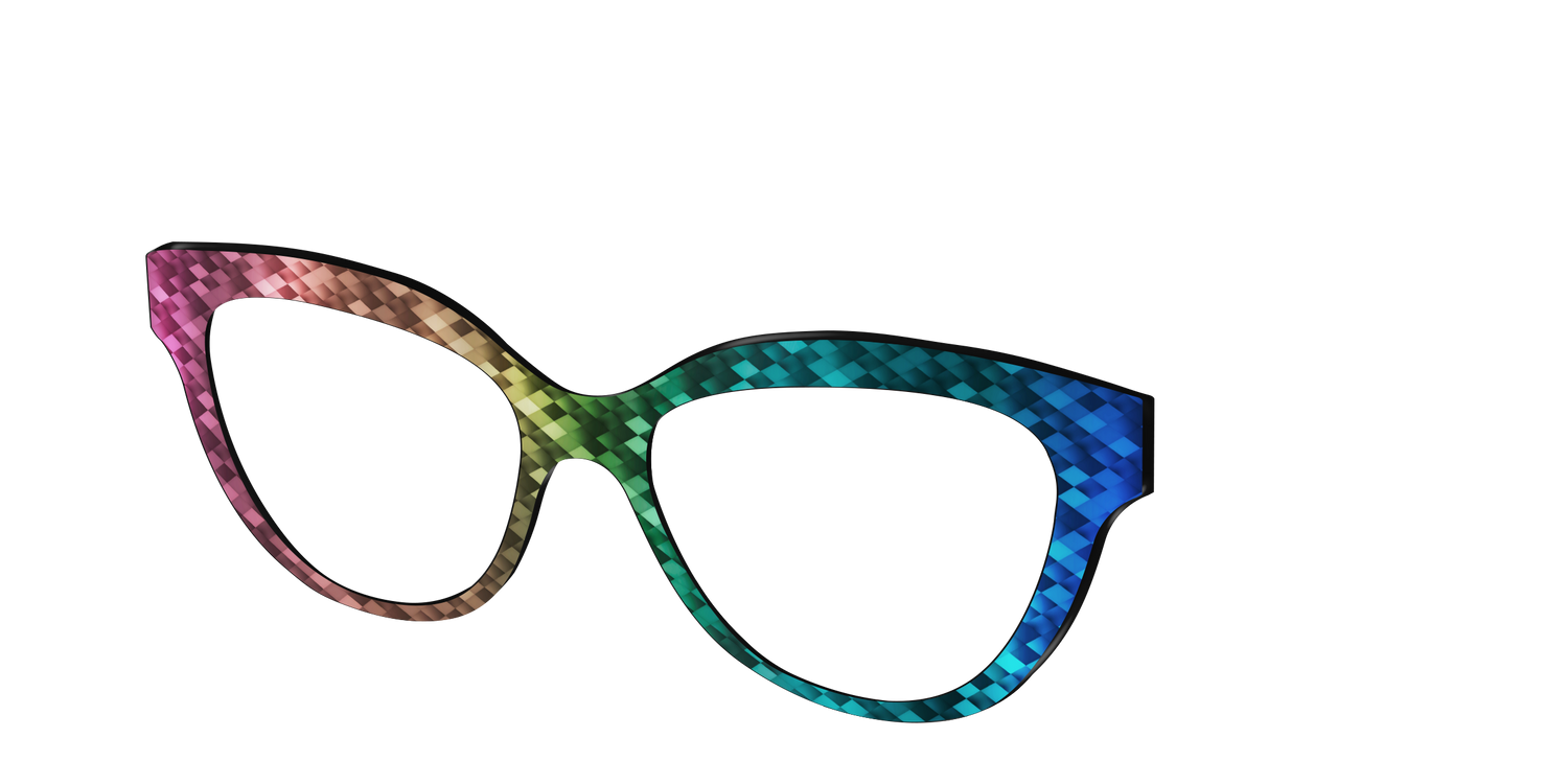 The Rainbow Prism - Angle Top Image - Pair Eyewear