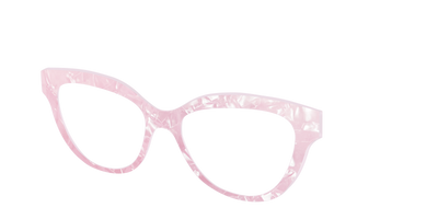The Rose Quartz Pearl Marble - Angle Top Thumbnail - Pair Eyewear