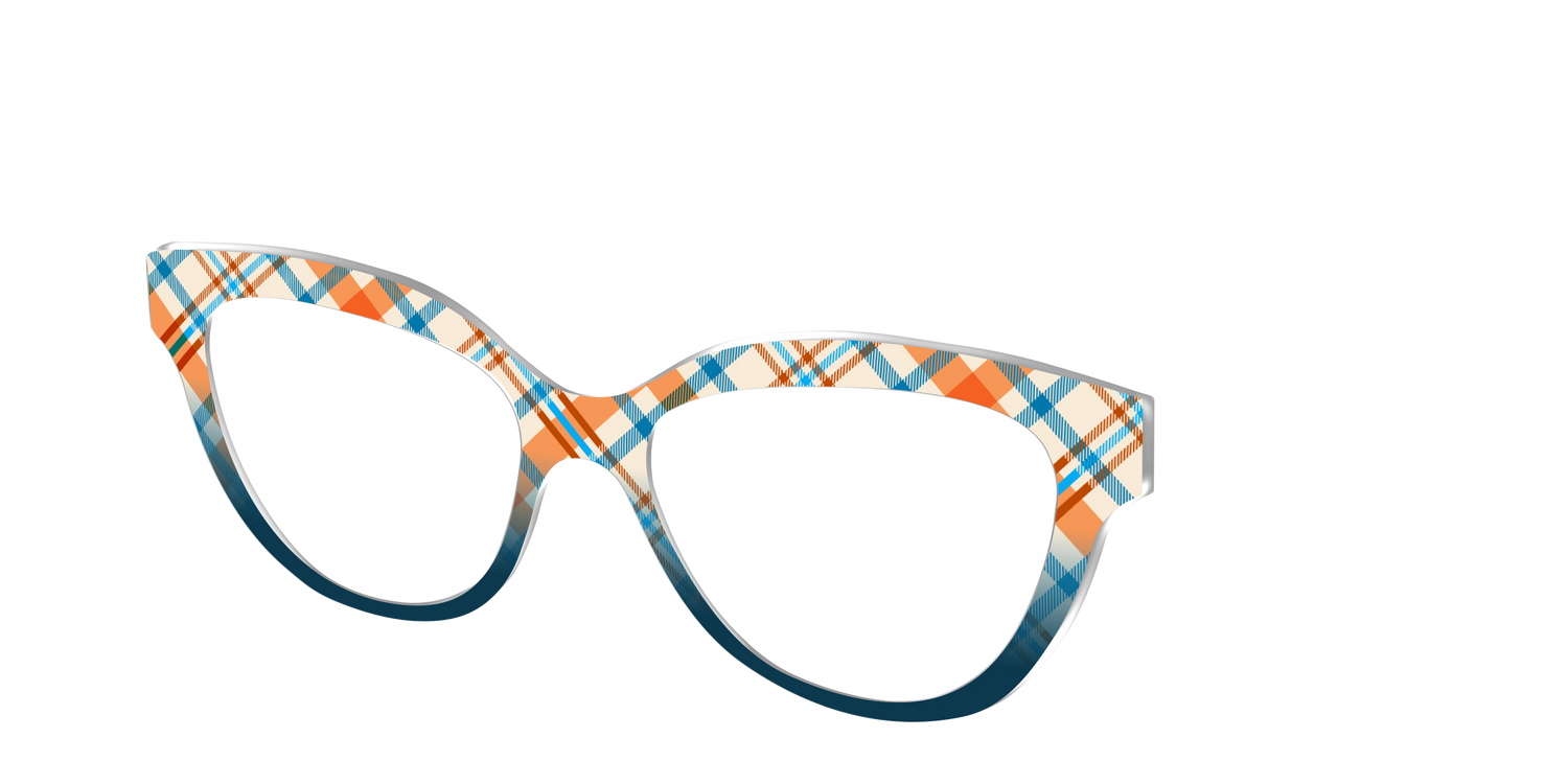 The Sailing Plaid - Angle Top Image - Pair Eyewear