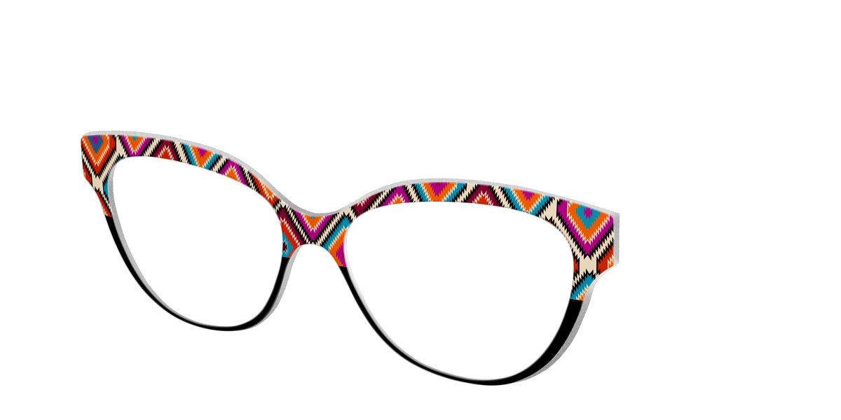 The Sarape Split - Angle Top Image - Pair Eyewear