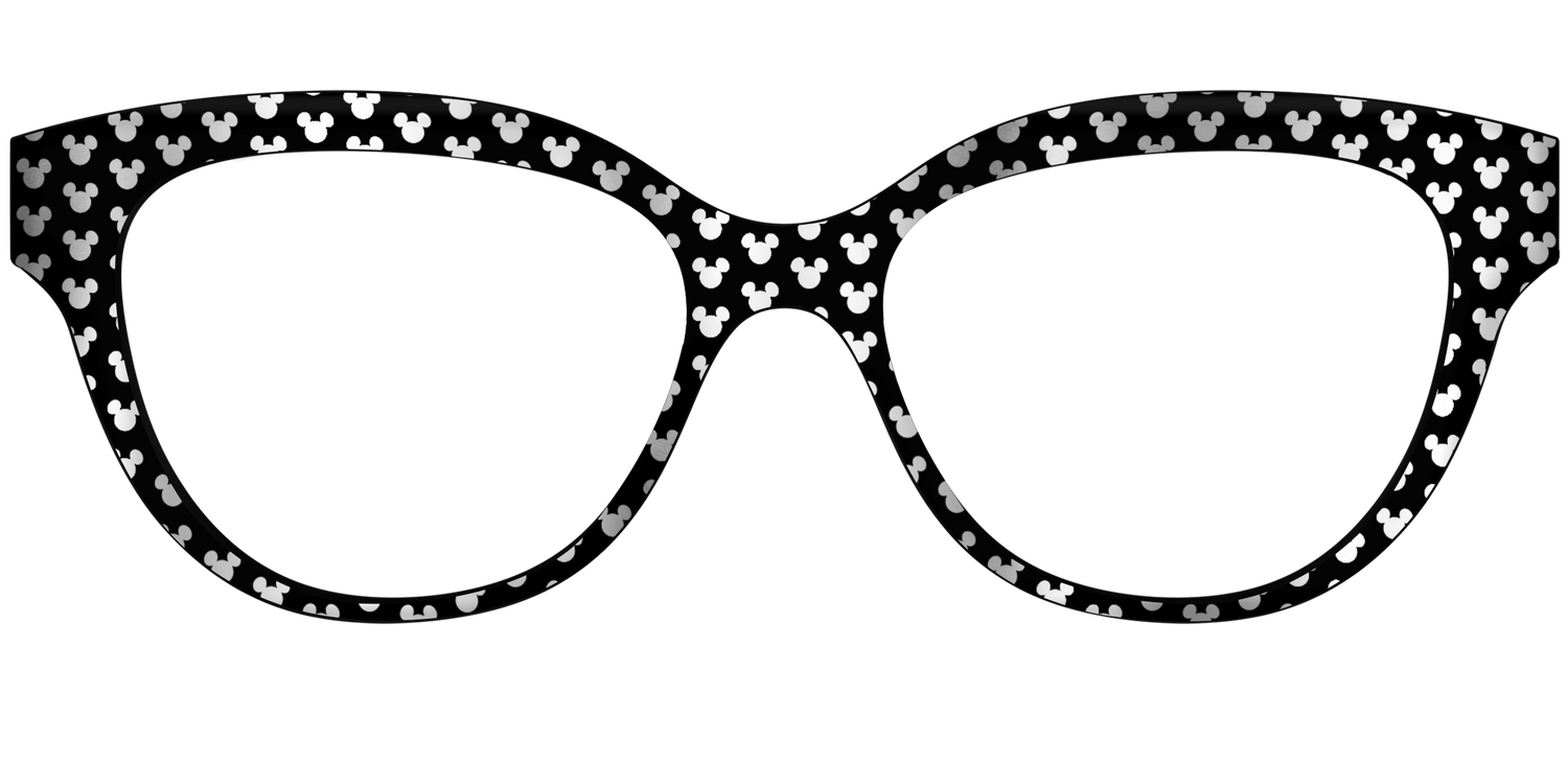The Silver Foil Mickey - Front Top Image - Pair Eyewear