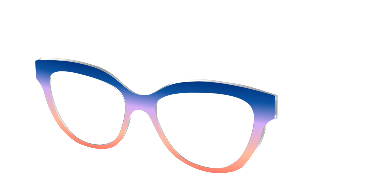 The Sundown Gradient - Angle Top Image - Pair Eyewear