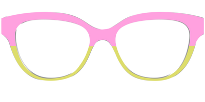 The Sweet Pea & Chartreuse Split - Front Top Thumbnail - Pair Eyewear