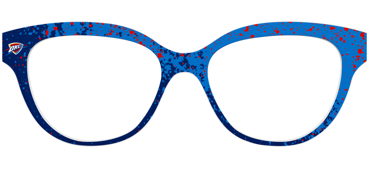The Thunder Splatter - Front Top Image - Pair Eyewear