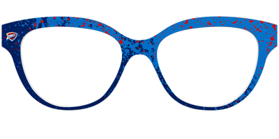 The Thunder Splatter - Front Top Thumbnail - Pair Eyewear