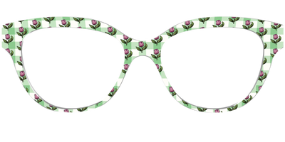 The Tulip Gingham - Front Top Thumbnail - Pair Eyewear