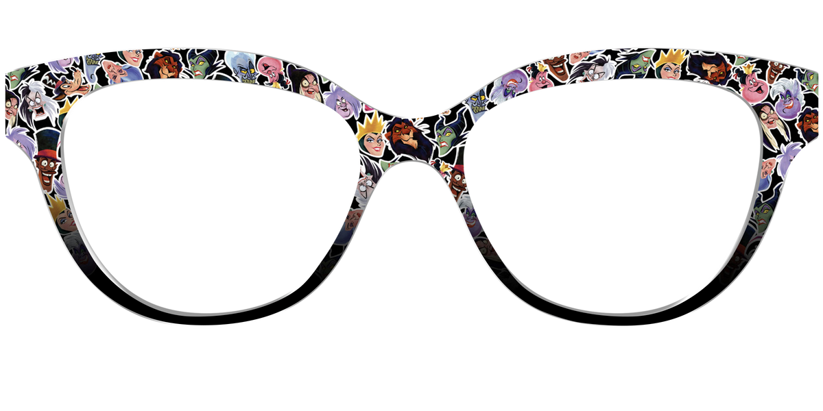 Villains Stickers - Front Top Image - Pair Eyewear