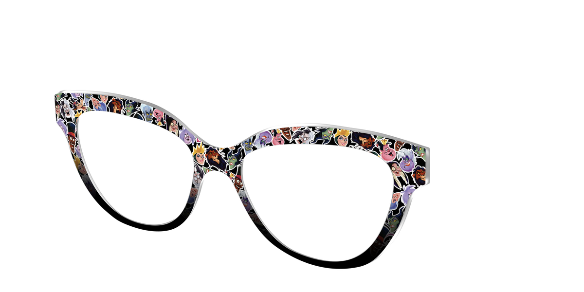 Villains Stickers - Angle Top Image - Pair Eyewear